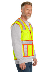 CornerStone® ANSI 107 Class 2 Surveyor Zippered Two-Tone Vest