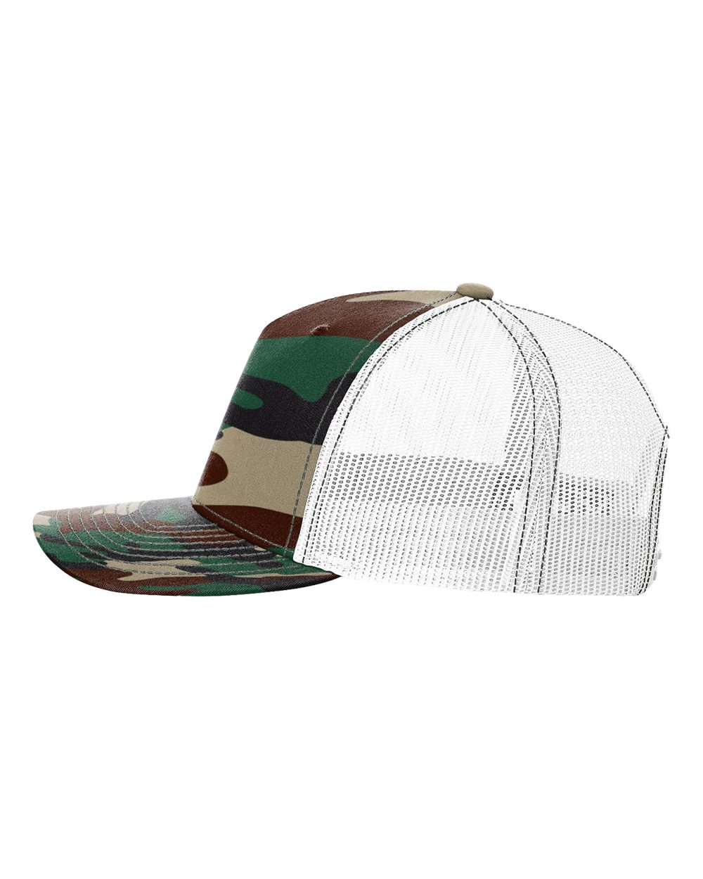 Green Camo/ White