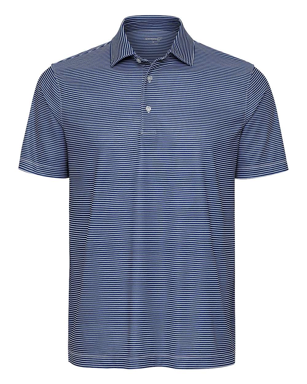 Navy Heather/ White