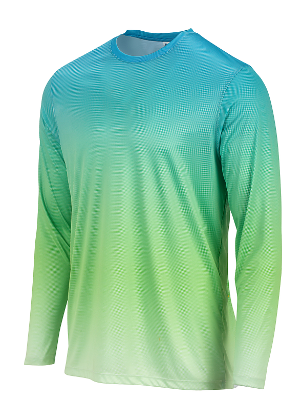 Aqua Blue/Light Lime